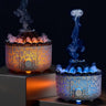 ABRIXONA - New Creative Volcano Humidifier Aromatherapy Machine Spray Jellyfish Air Flame Humidifier Diffuser