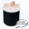 ABRIXONA - Portable Ice Baths Inflatable Air Ring PVC Bath Bath Household Bath Tub Holder Foldable Bath Tub For Recovery Therapy Outdoor